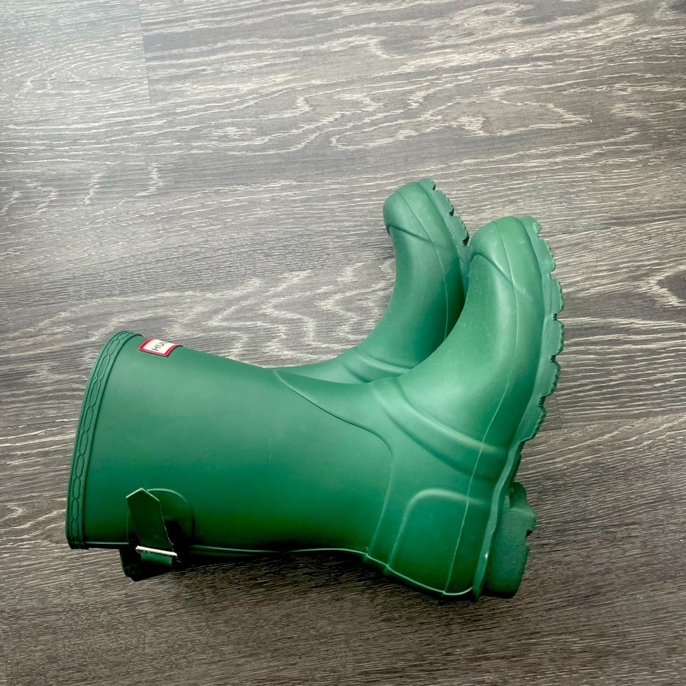Hunter green boots (short)